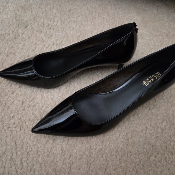 NWT Michael Michael Kors Alina Flex Kitten Pump Black New - Picture 7 of 12